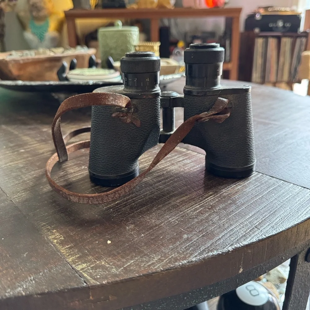 Vintage WWII military binoculars